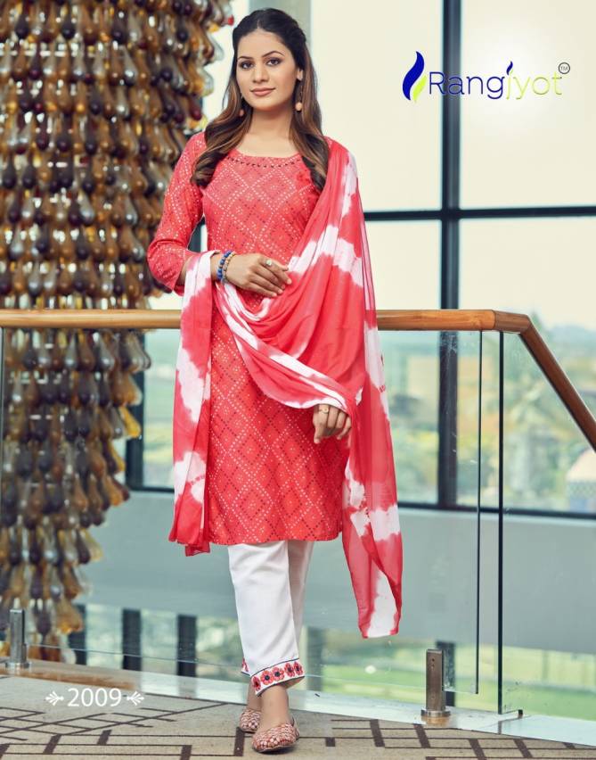 Rangjyoti Saheli 2 Stylish New Designer Ethnic Wear Kurti With Bottom And Dupatta Readymade Collection